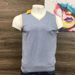 NEW!‎ Etro Milano Sweater Vest Lightweight V-Neck Sleeveless Cotton Cashmere 2XL